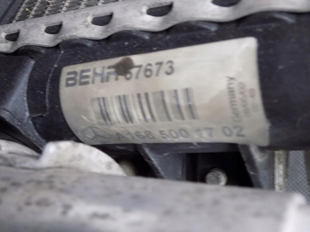 фото №6, Mercedes w168 1.7 cdi комплект радіатор a1685001702