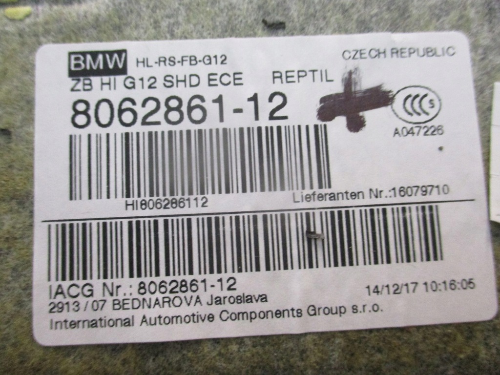 фото №5, Стеля bmw 7 g12 long 18r ручки козирок козирки