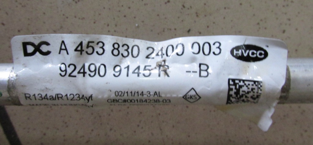 фото №3, Smart forfour ii 453 шланг трубка кондиціонера