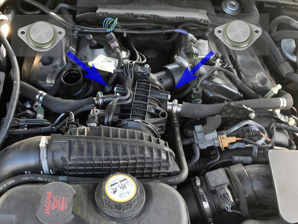 Заглушка egr land rover citroen psa 2.7 tdv6 hdi Недорого