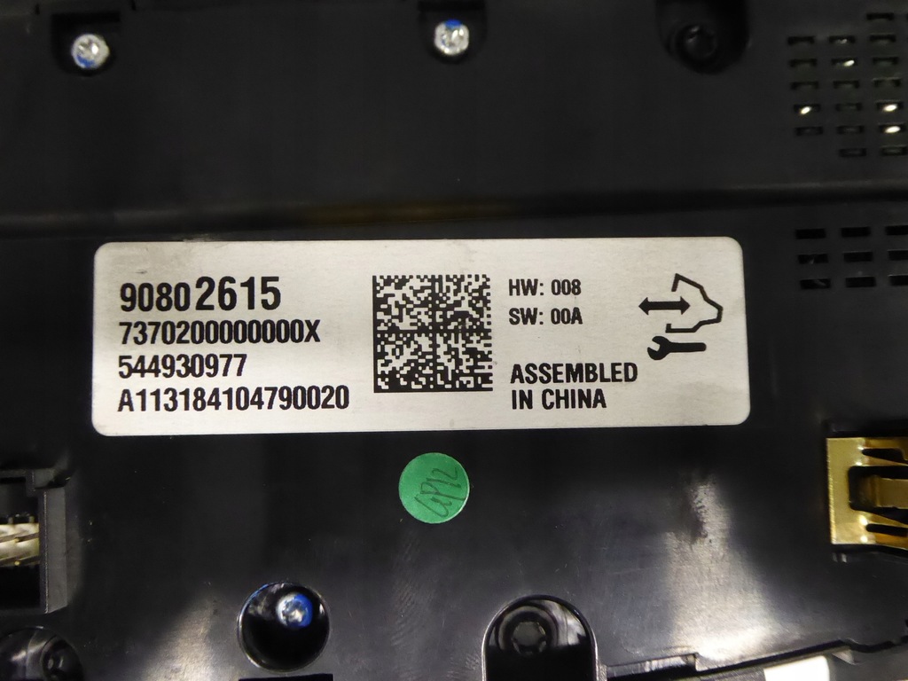 фото №4, Панель кондиционера радио opel insignia lift