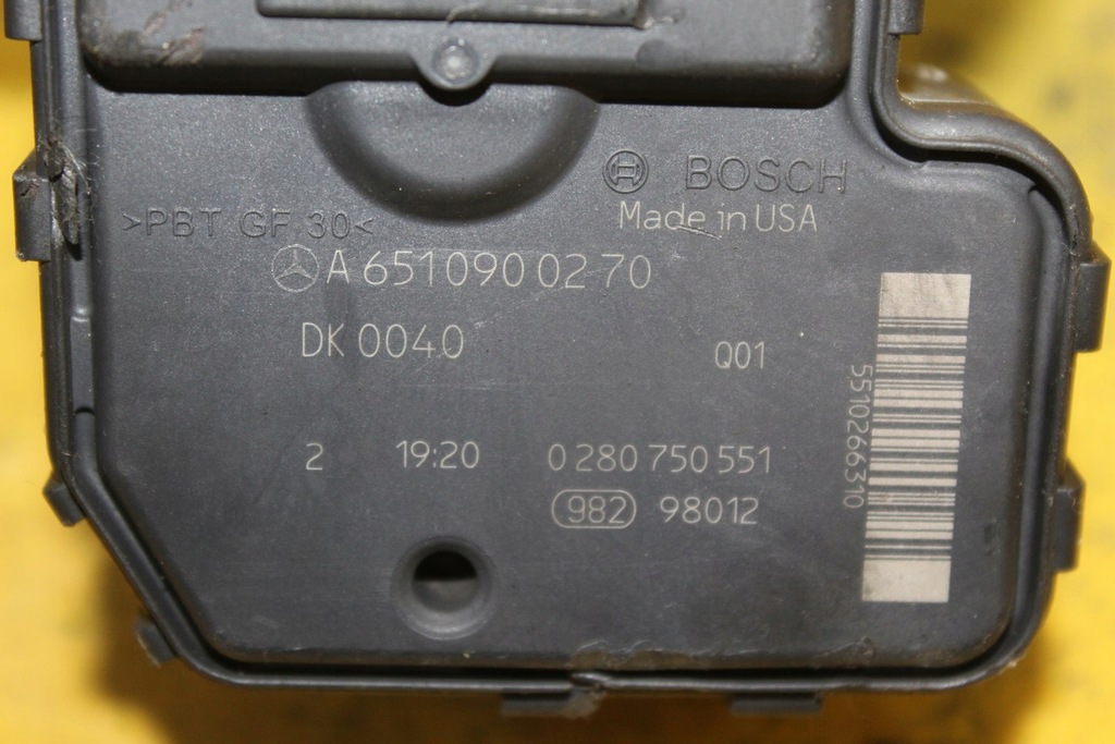 фото №6, Дроссельная заслонка sprinter 906 2.2cdi a6510900270