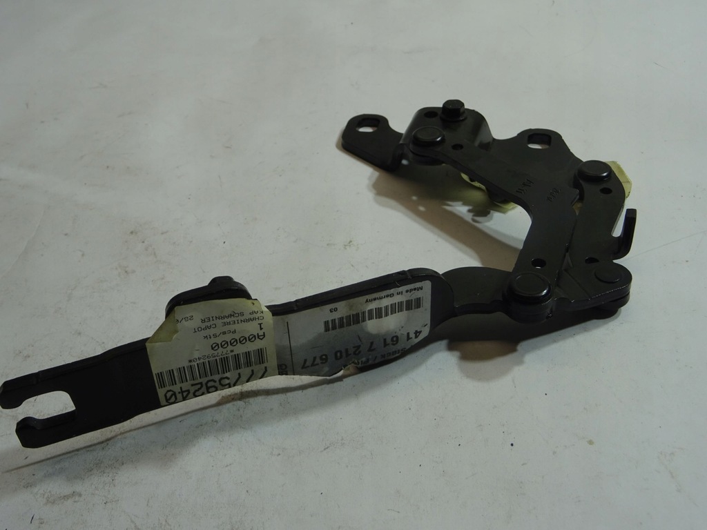 фото №6, Петля кришки двигуна, лівий - 41617210677 bmw