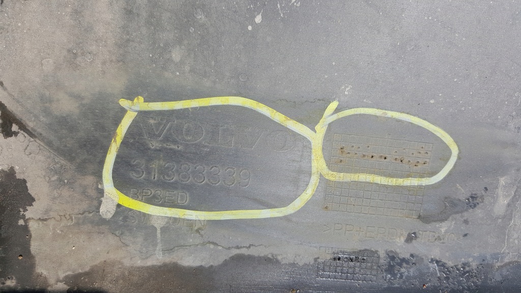 фото №7, Спойлер накладка бампера задняя задний volvo v90 v 90