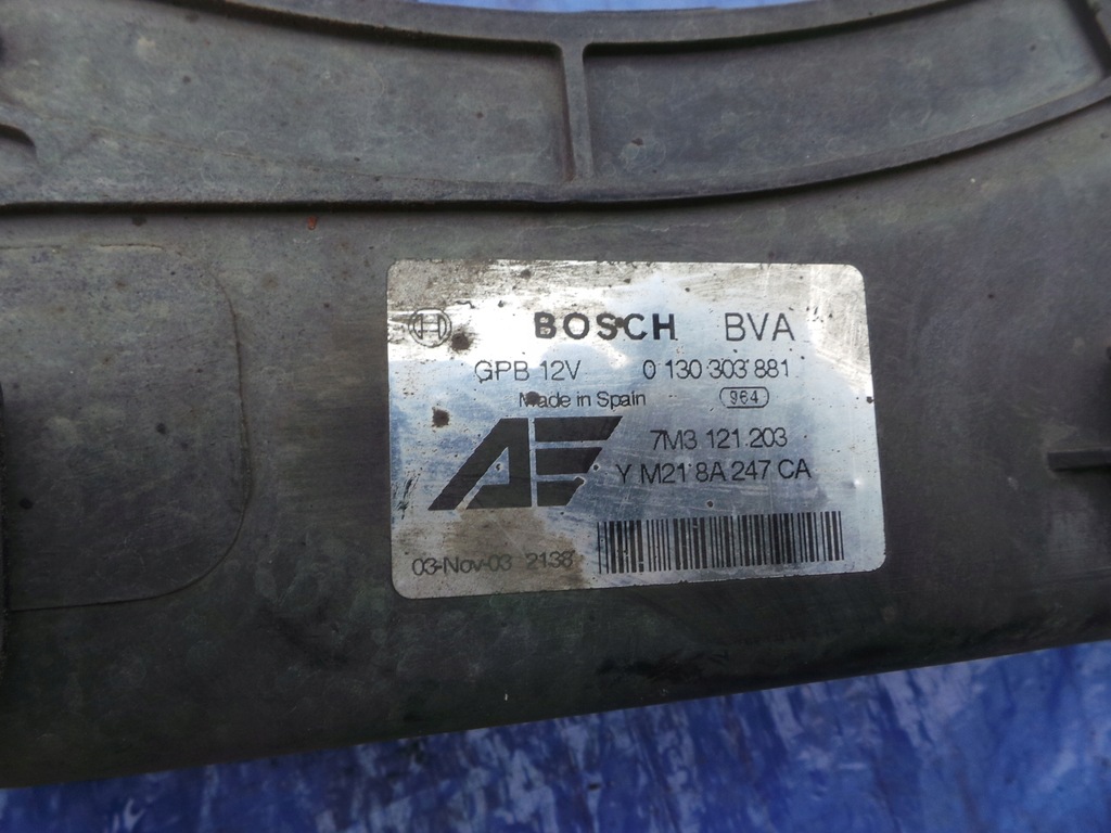 фото №5, Вентилятор радиатора ford galaxy i fl 7m3121203