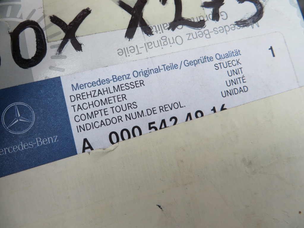 фото №6, Mercedes oldtimer zabytkowy obrotomierz