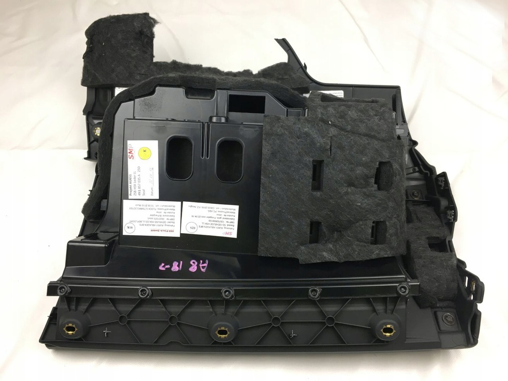 фото №6, Бардачок пасажира чорний шкіра audi оригінальний номер 4n1857035a