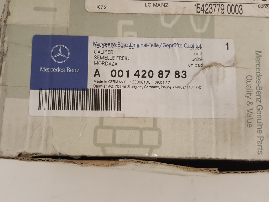 фото №7, Mercedes sprinter vw lt суппорт тормозной перед lew