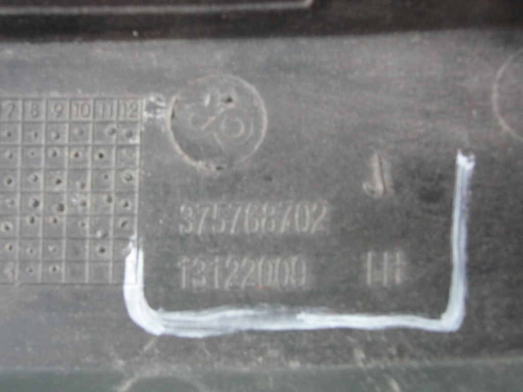 фото №6, Молдинг бампера задняя левая opel astra h 13122009