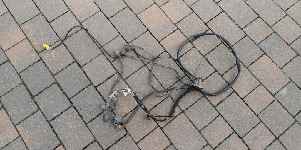 фото №1, Audi a6 c6 электропроводка жгут лампы света