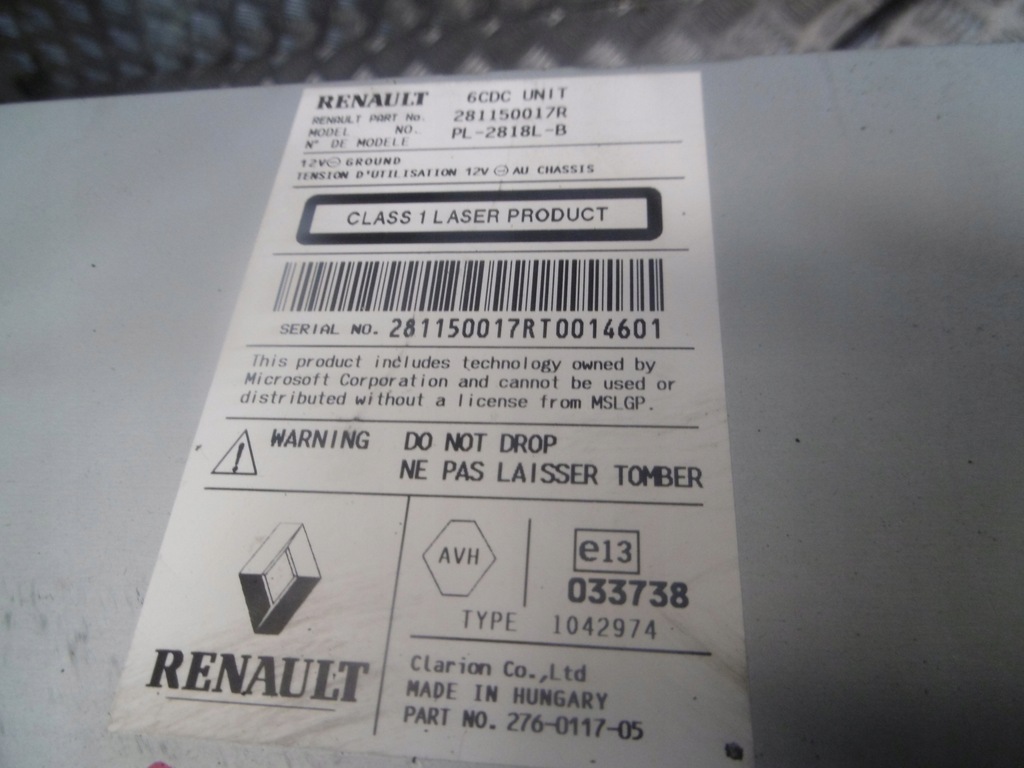 фото №9, Радио дисплей навигация laguna iii 281150017r