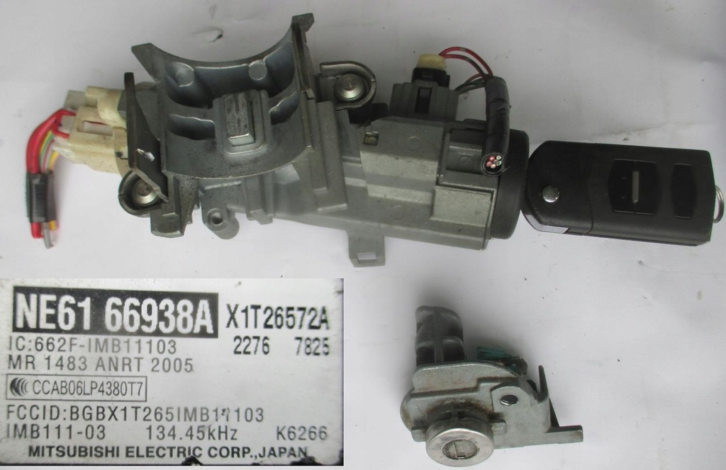 фото №1, Mazda cx7 замок зажигания + ключ + иммобилайзер вкладка