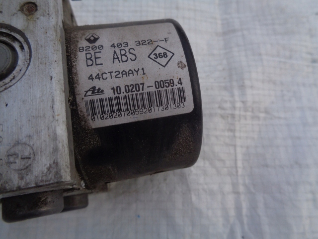 фото №4, Renault twingo ii насос abs 8200403322f