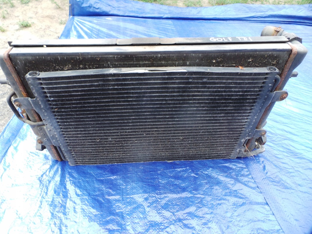 Радиатор вентиляторы кондиционер vw golf iv 1.9tdi Оригинал