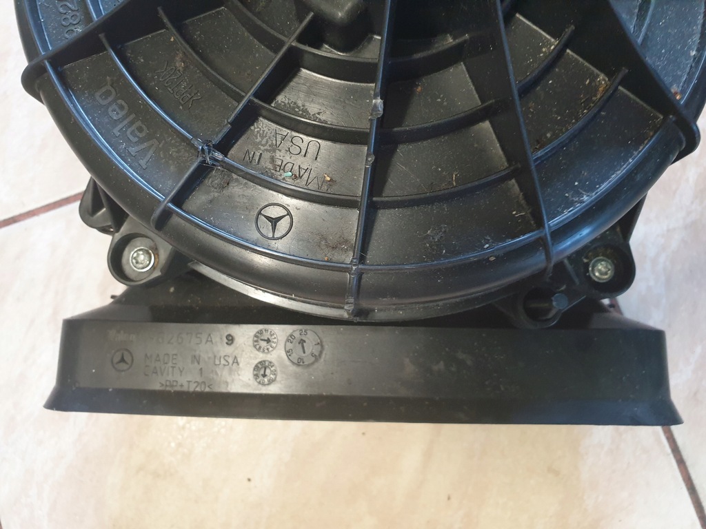 фото №3, Mercedes r w251 отопитель воздуходувка задняя