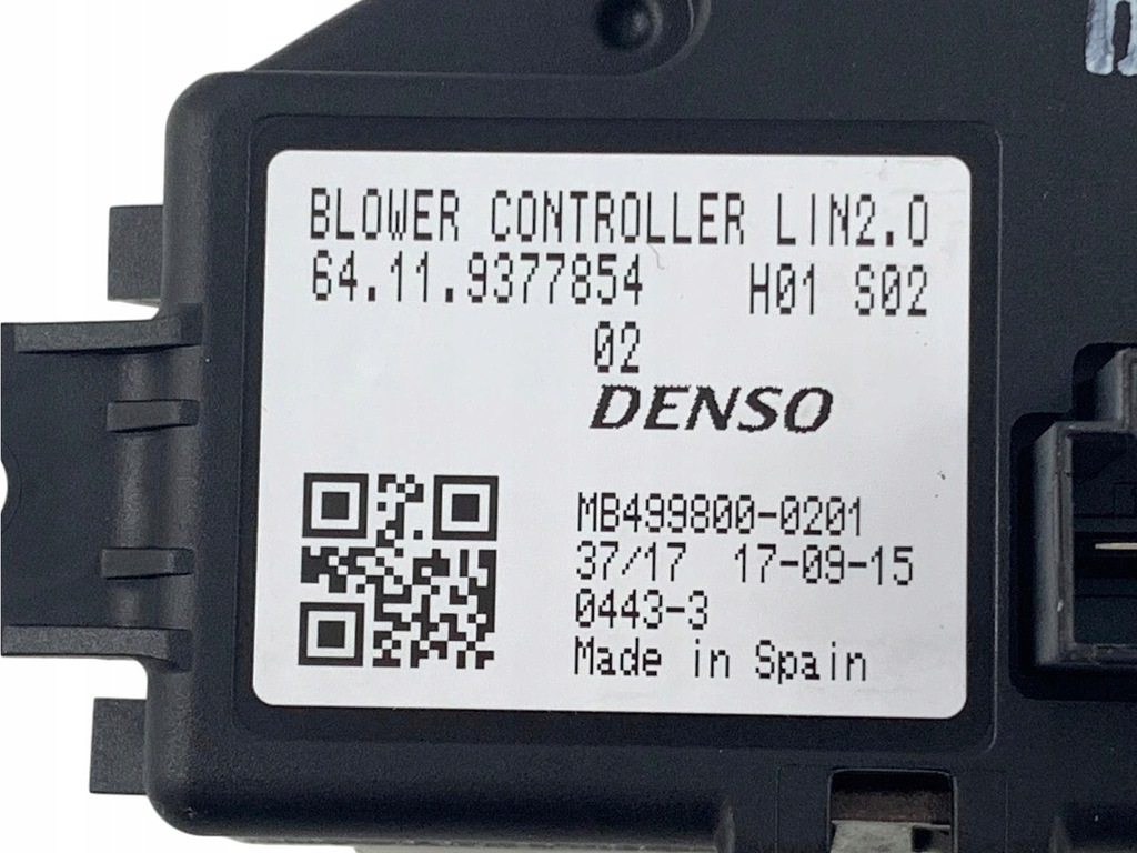 фото №9, Резистор резистор вентилятор denso bmw x1 x2 2 mini