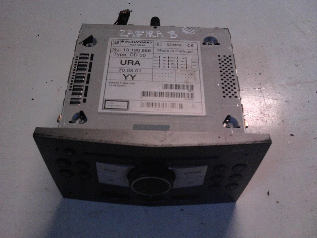 фото №1, Opel zafira b astra iii радіо cd30 13190856