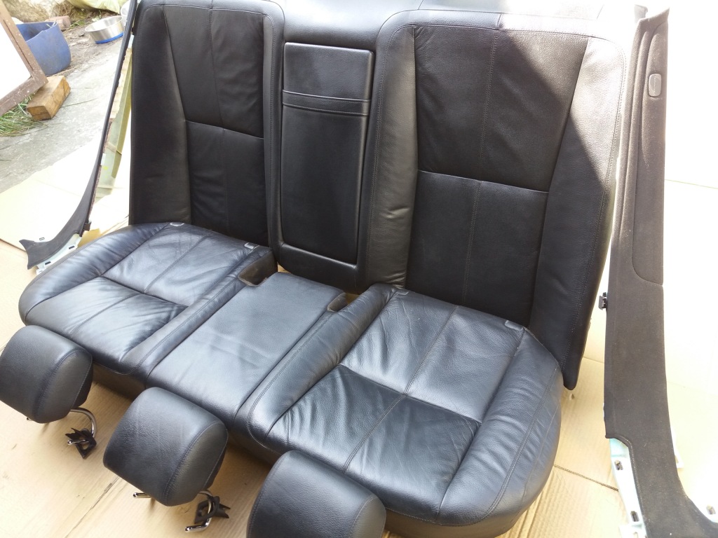 фото №3, Заднее сиденье задняя czarna mercedes w221 s-klasa