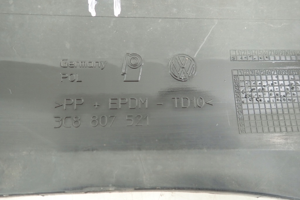 фото №11, Skoda rapid спойлер накладка бампера 5jh807521