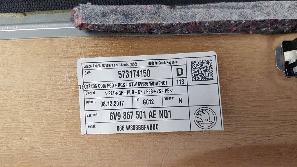 фото №6, Skoda fabia iii kombi стеля czarna панорама