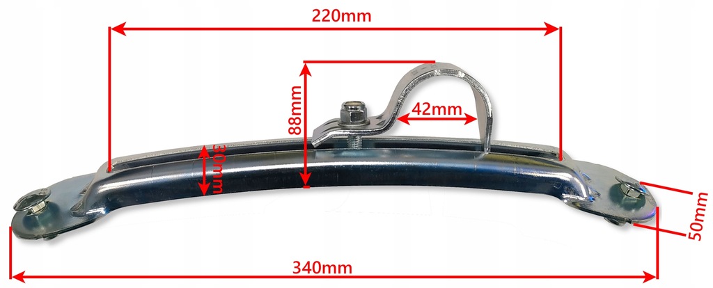 фото №2, Кронштейн кронштейн крила fi 42mm +болти iveco