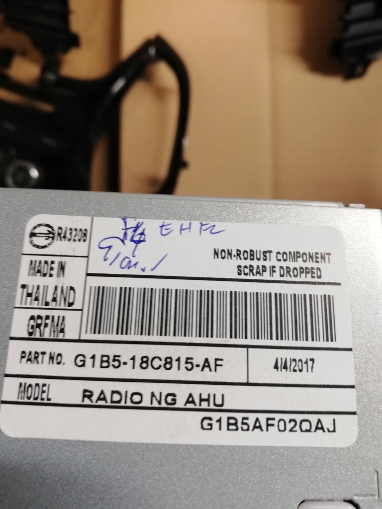 фото №4, Ford ka plus радіо cd панель дисплей козирок