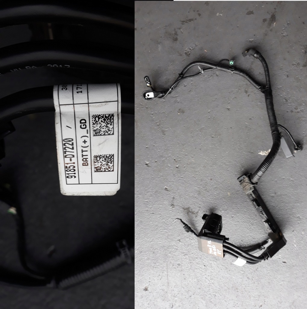 фото №1, Hyundai tucson ii lift 2018- 1.6 gdi клемма плюсовая