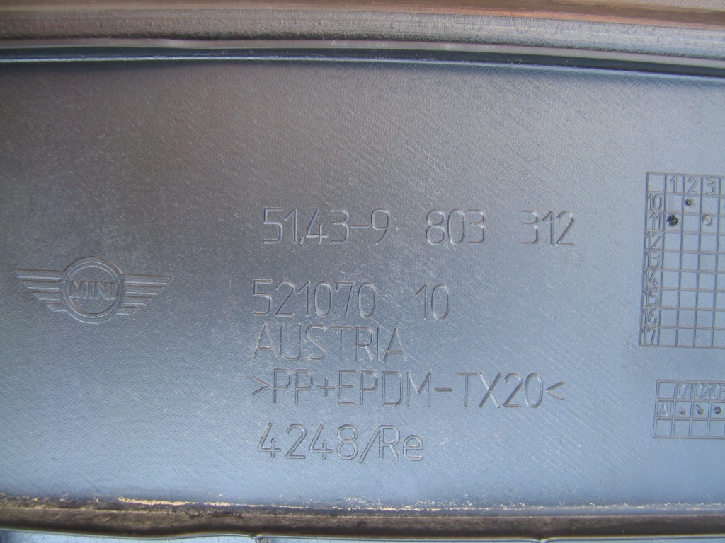 фото №3, Захист стійка ліва права mini r60 9803312