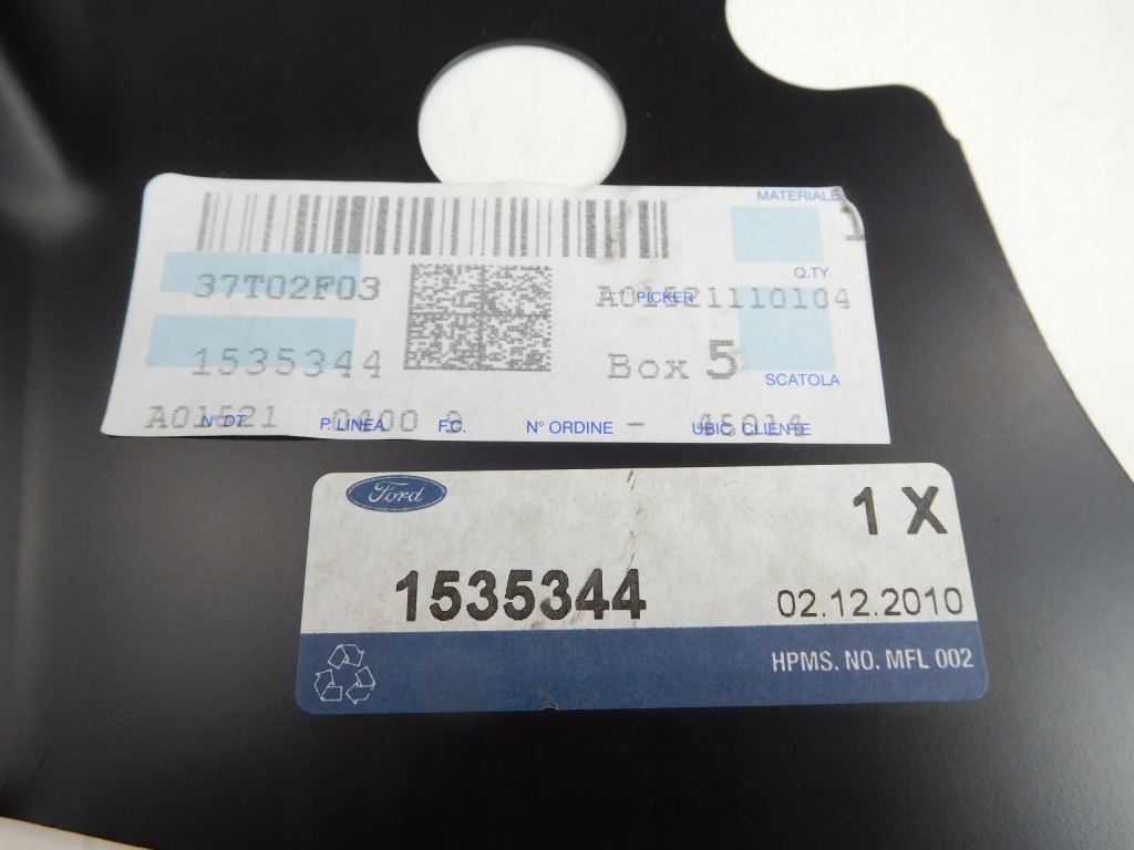 фото №6, Posz. передний, плита передний, podł. pr.fiesta 1535344