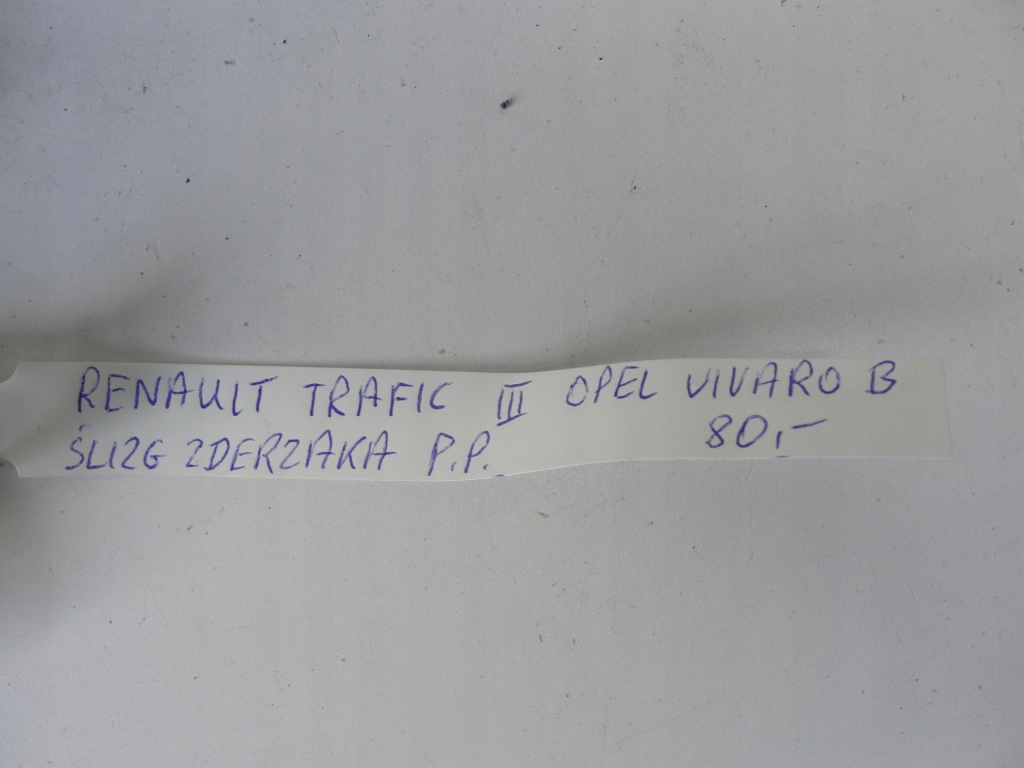 фото №3, Направляющая бампера правый перед renault trafic iii