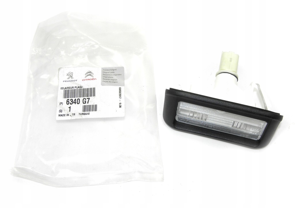 фото №1, Лампа номерного знака citroen berlingo jumpy 6340g7 оригінал