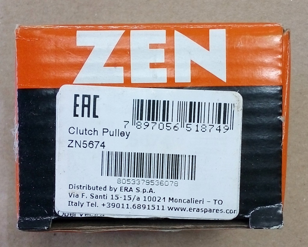 Генератор - сцепление односторонний era zn5674 Оригинал