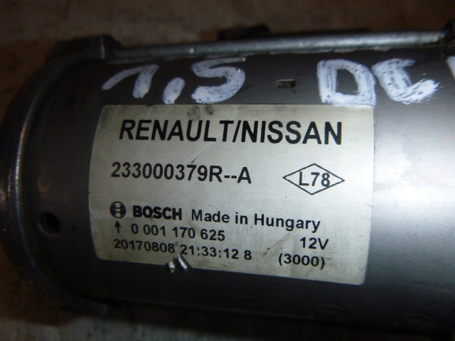 Стартер renault оригінальний номер 23 30 003 79r Доставка