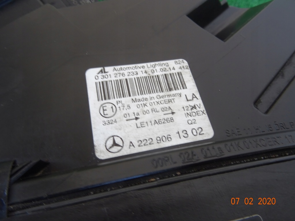 фото №7, Лампи перед mercedes s klasa w222 full led europa