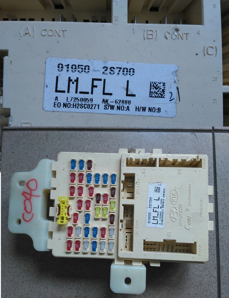 фото №1, Hyundai ix35 модуль bsi коробка корпус 91950-2s700