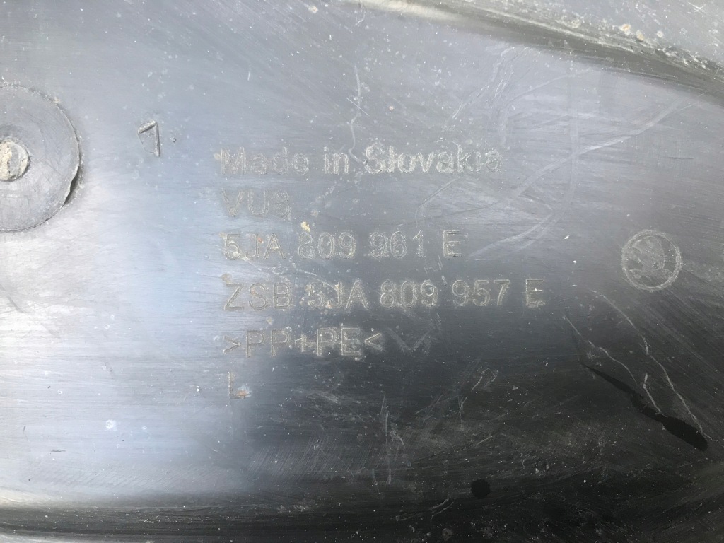 фото №3, Skoda rapid 5ja левая подкрылок перед lift 2016-