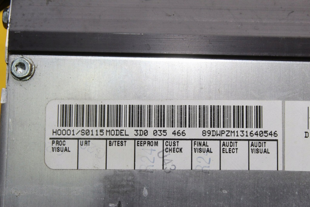 фото №7, Підсилювач динаміків vw phaeton 3d0035466