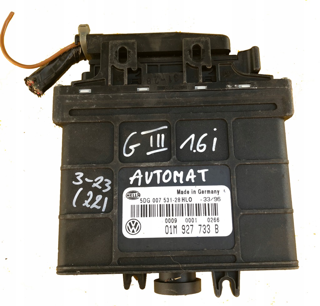фото №1, Блок керування коробки vw golf 3 01m927733b