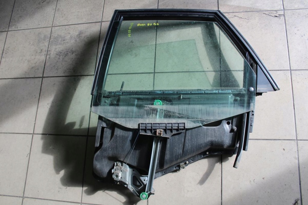 фото №1, Audi b4 80 b4 підйомник скло лівий задня рамка скло