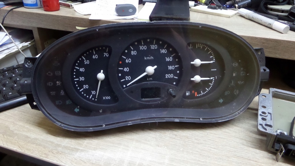 фото №1, Лічильник прилади 7700410434g renault clio ii 1.4 8v