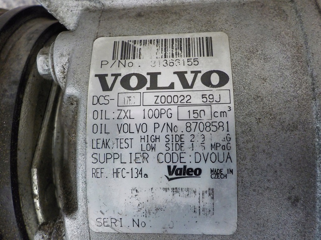 фото №6, Компрессор кондиционера volvo s60 ii 2.5 t5