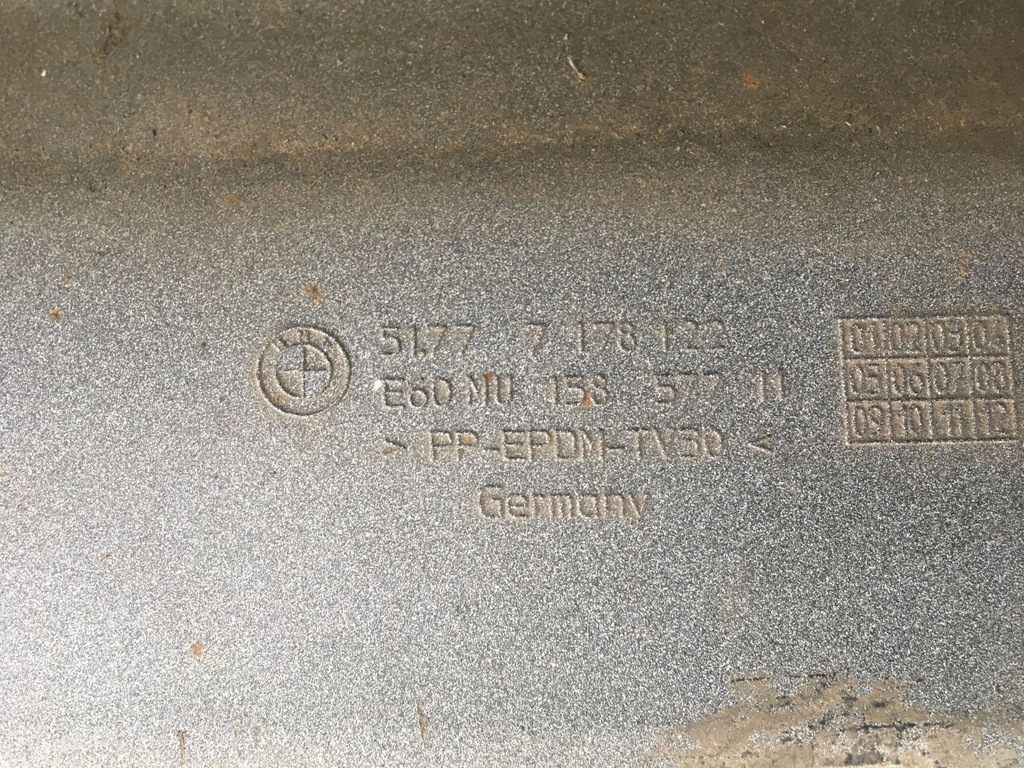 фото №10, Bmw e60 03-10 молдинг поріг права 7178122