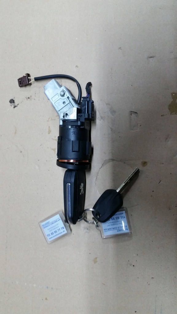 фото №1, Замок запалювання ключ 9663123380 208 peugeot