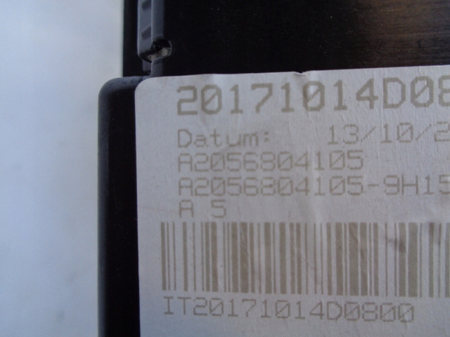 фото №12, Mercedes консоль панель приладів приладова c-klasa w205