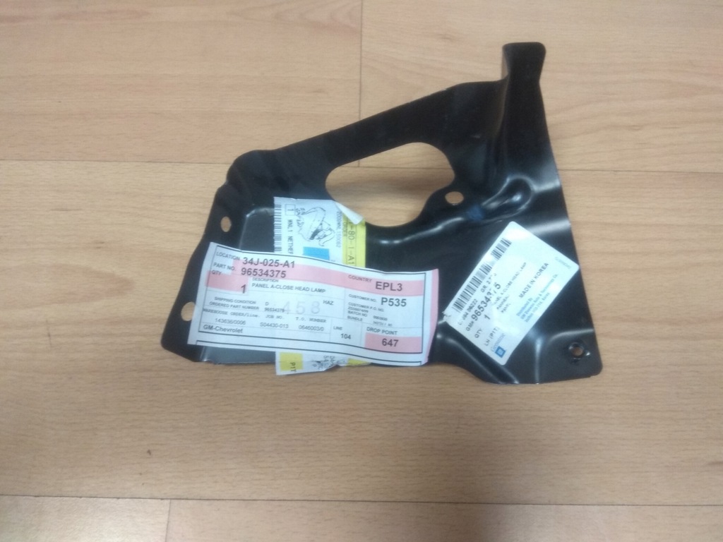 фото №1, Aveo kaleos кронштейн фара лампы левый перед