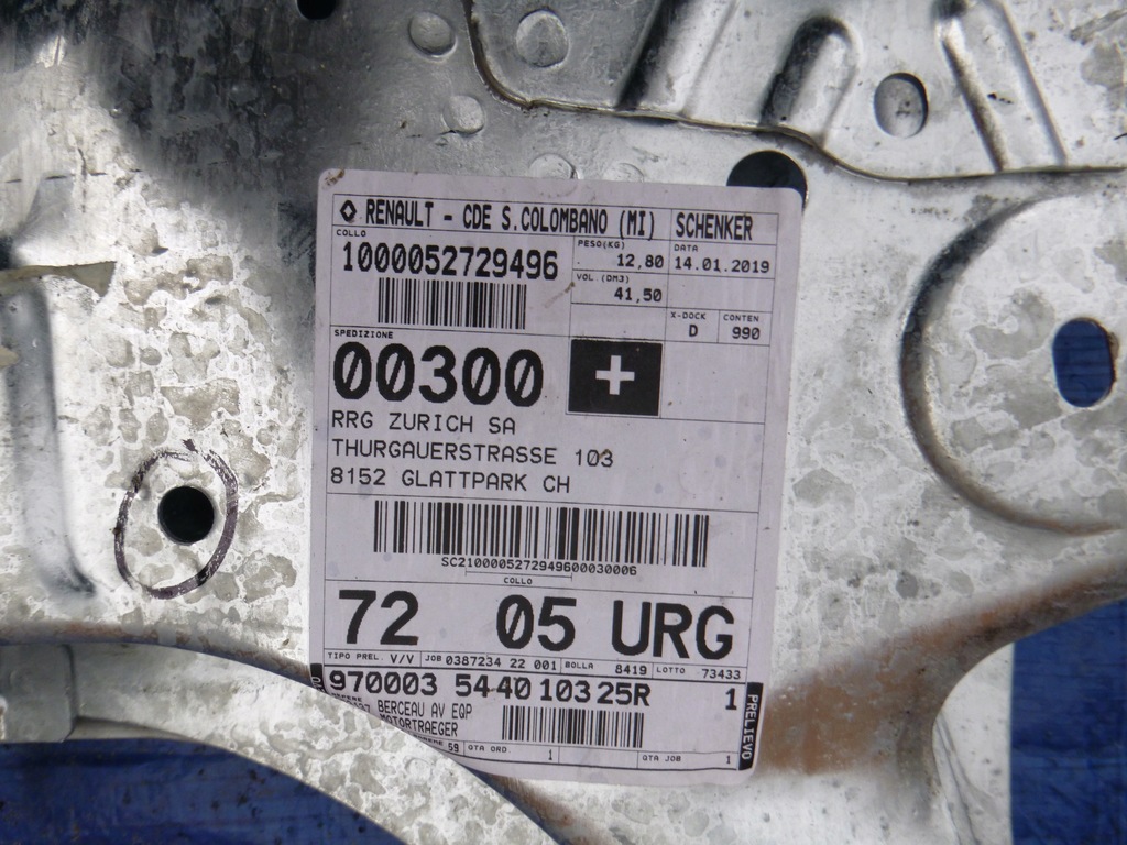 фото №2, Renault zoe підрамник підрамник підрамник nowe