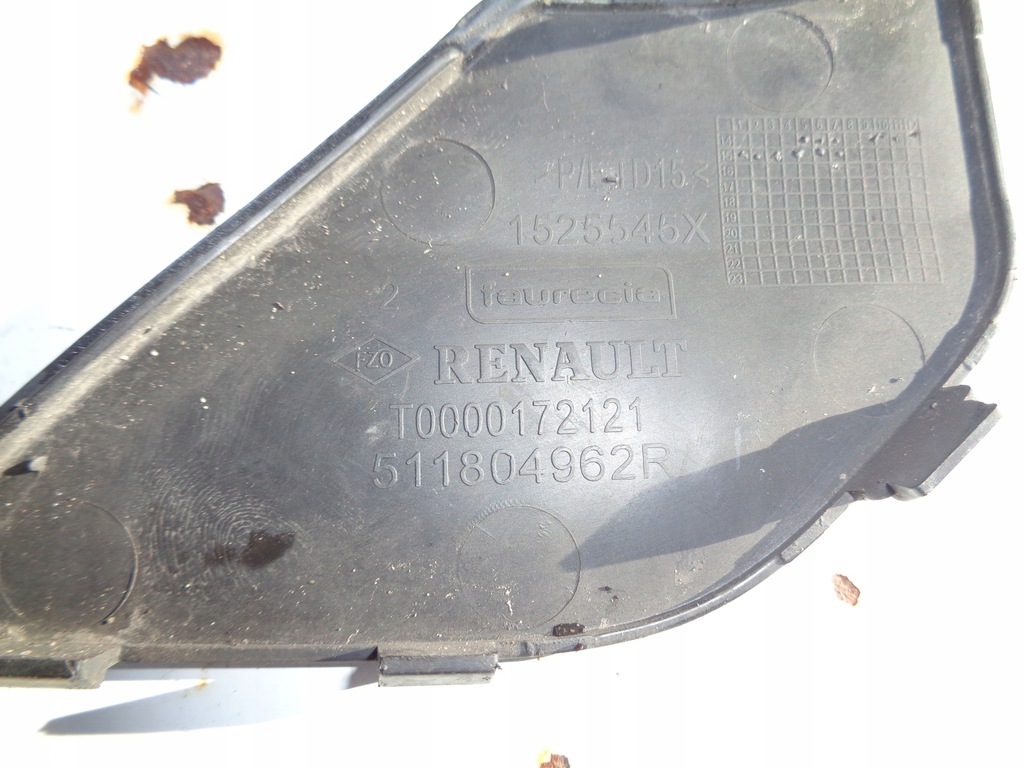 фото №3, Заглушка фаркоп бампер перед renault kadjar czarna