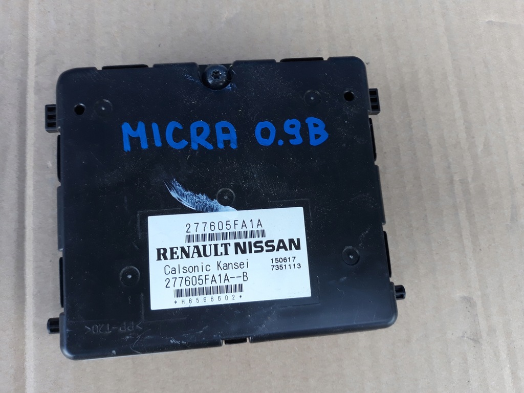 фото №1, Nissan оригинальный номер 277605fa1a модуль кондиционера