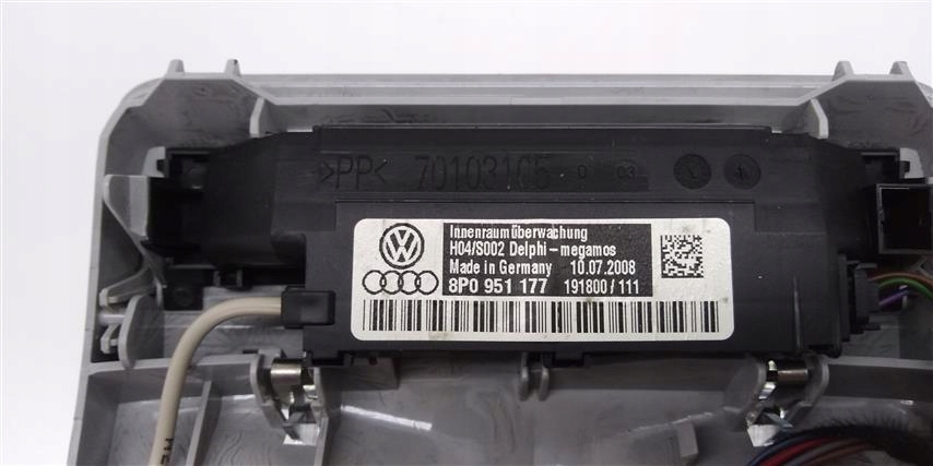 фото №3, Лампа освітлення кабіни audi a3 8p 8p0951177