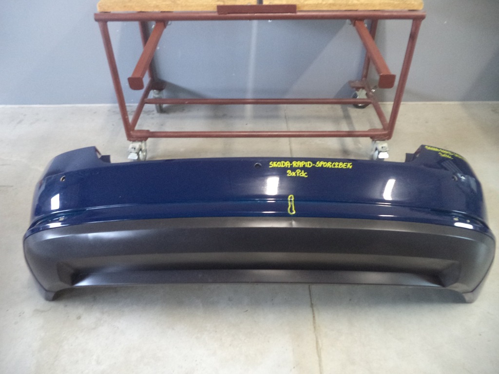 фото №2, Skoda rapid sportback бампер задня задній